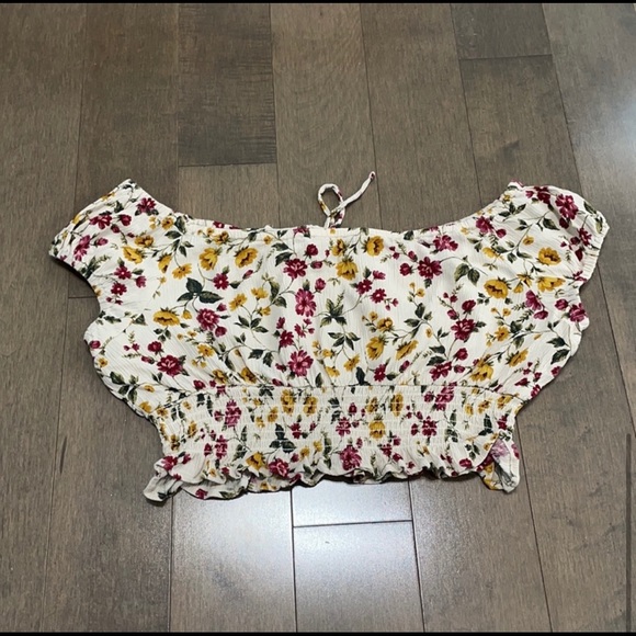 Floral crop top - Picture 4 of 4